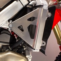RADIATOR BRACES HONDA CRF250R 22-24, CRF250RX 22-24, CRF450R 21-24, CRF450RX 21-25 SILVER